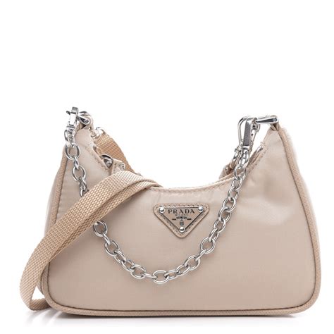 prada cameo beige nylon|Cameo Beige Re.